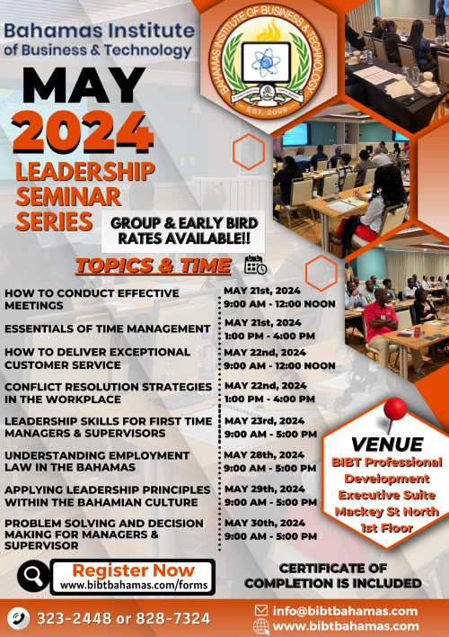 Professional Development Seminars: May 2024 Series